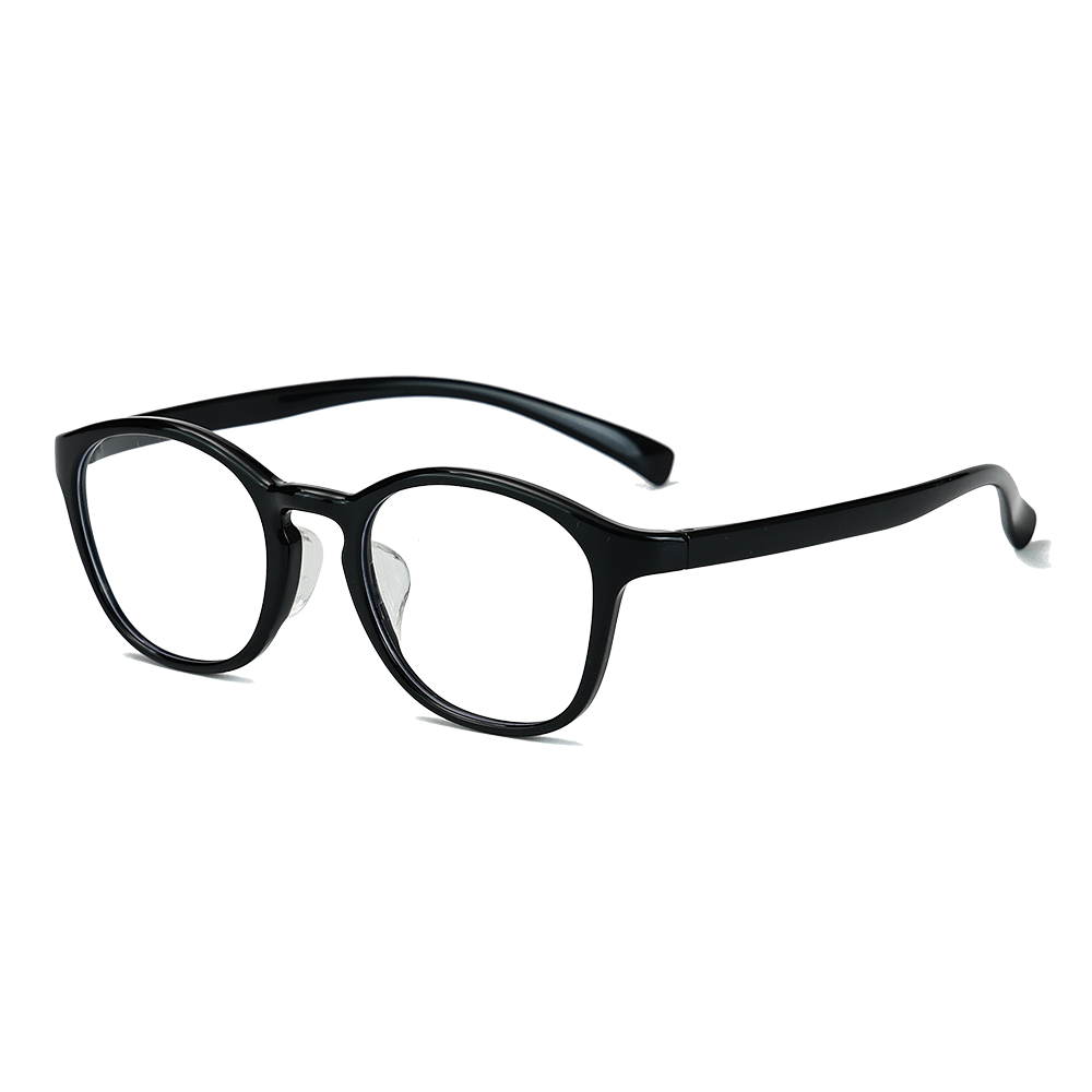 Gafas con lente transparente y bloqueo de luz azul con marco TR90 vintage