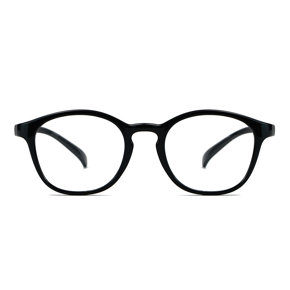 Gafas con lente transparente y bloqueo de luz azul con marco TR90 vintage