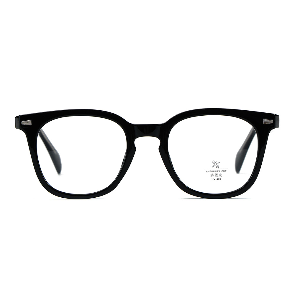 Marco de gafas unisex unisex cuadrado de gran tamaño con bloqueo de luz azul