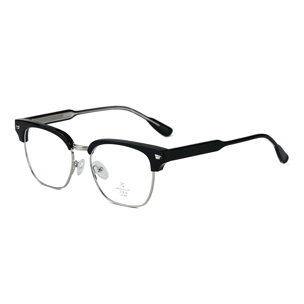 Gafas de sol retro con lentes degradadas y montura redonda de metal