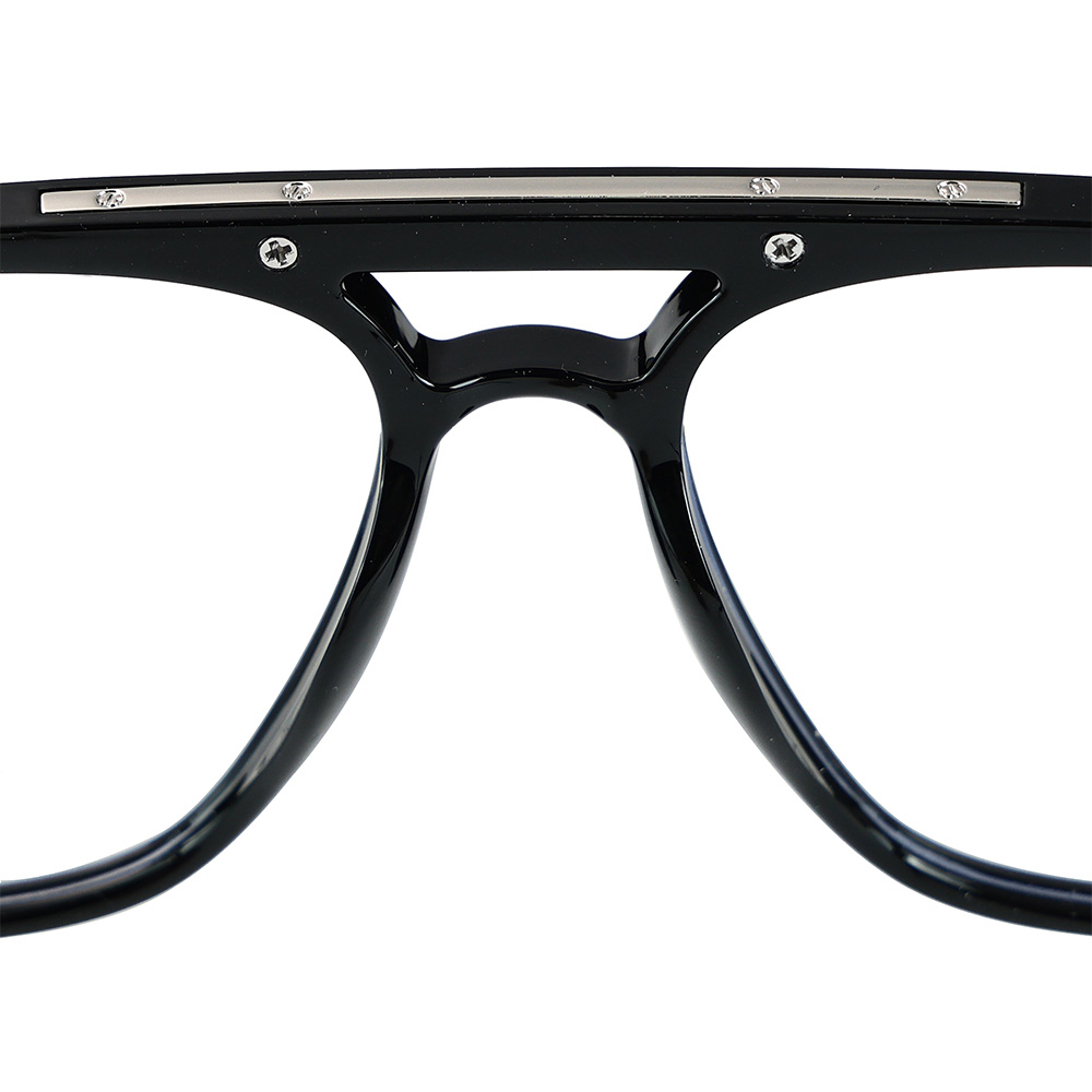 Gafas de sol modernas con protección UV y polígono con montura pequeña