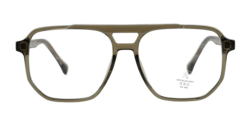 Gafas antiluz azul con diseño de doble haz de acetato Retro TR90