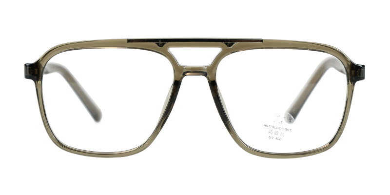 Marcos de gafas ópticas de acetato de acetato TR90 Fashion Aviator Frame