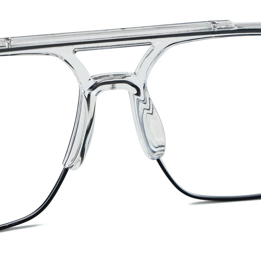 Gafas de sol modernas con protección UV y polígono con montura pequeña