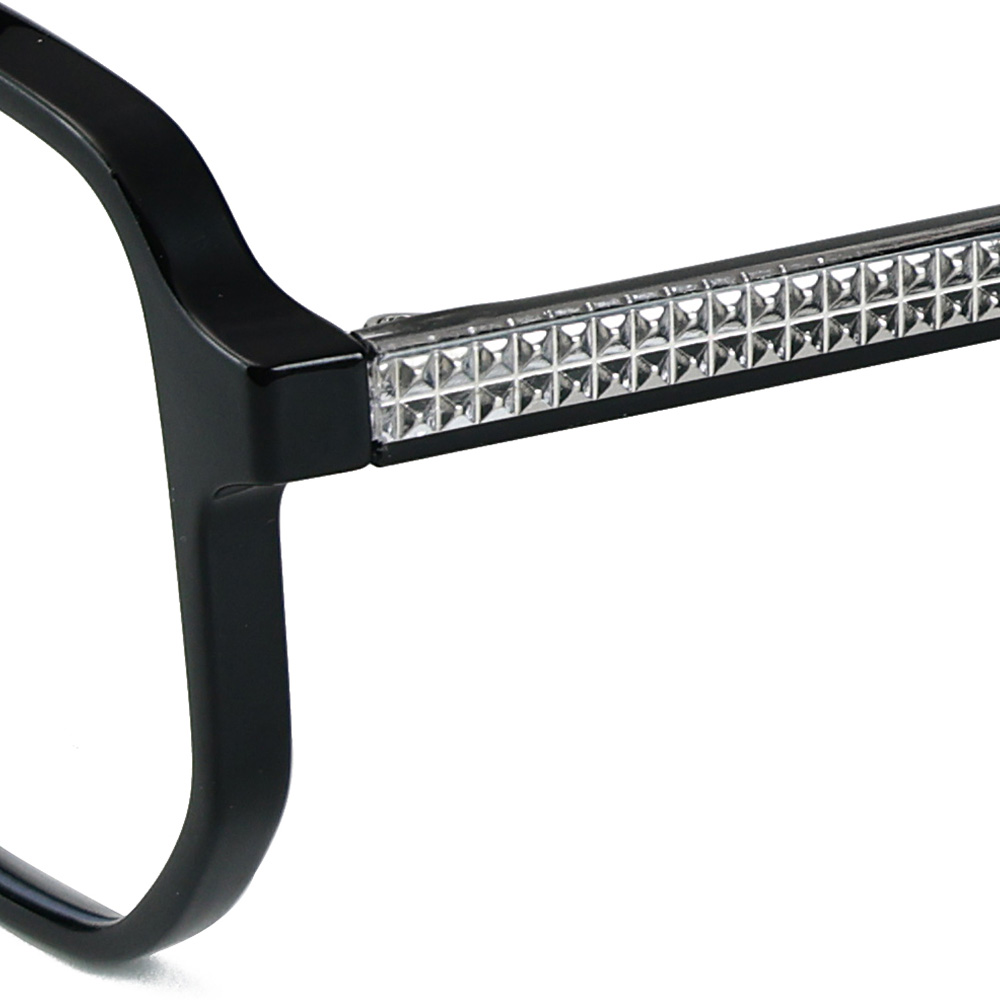 Gafas de sol modernas con protección UV y polígono con montura pequeña