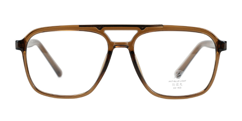 Marcos de gafas ópticas de acetato de acetato TR90 Fashion Aviator Frame