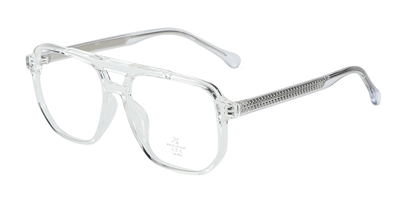 Gafas antiluz azul con diseño de doble haz de acetato Retro TR90