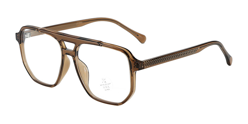 Gafas antiluz azul con diseño de doble haz de acetato Retro TR90