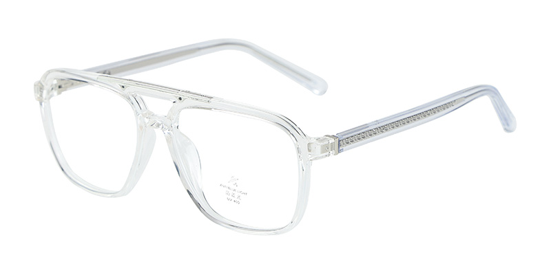 Marcos de gafas ópticas de acetato de acetato TR90 Fashion Aviator Frame