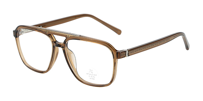 Marcos de gafas ópticas de acetato de acetato TR90 Fashion Aviator Frame