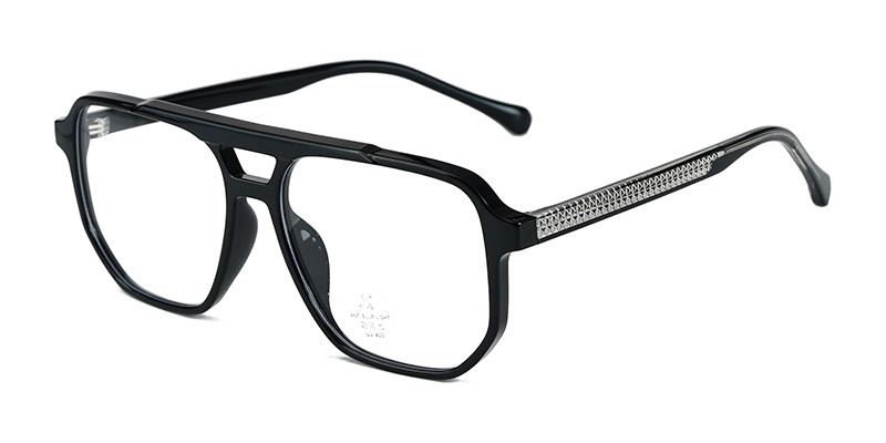 Gafas antiluz azul con diseño de doble haz de acetato Retro TR90