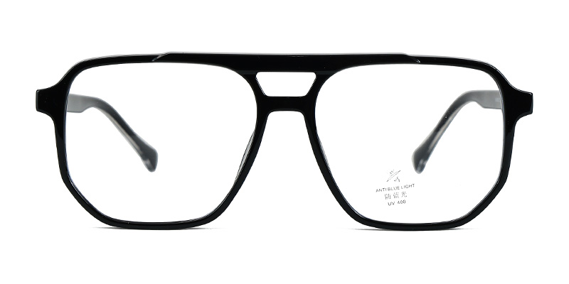 Gafas antiluz azul con diseño de doble haz de acetato Retro TR90