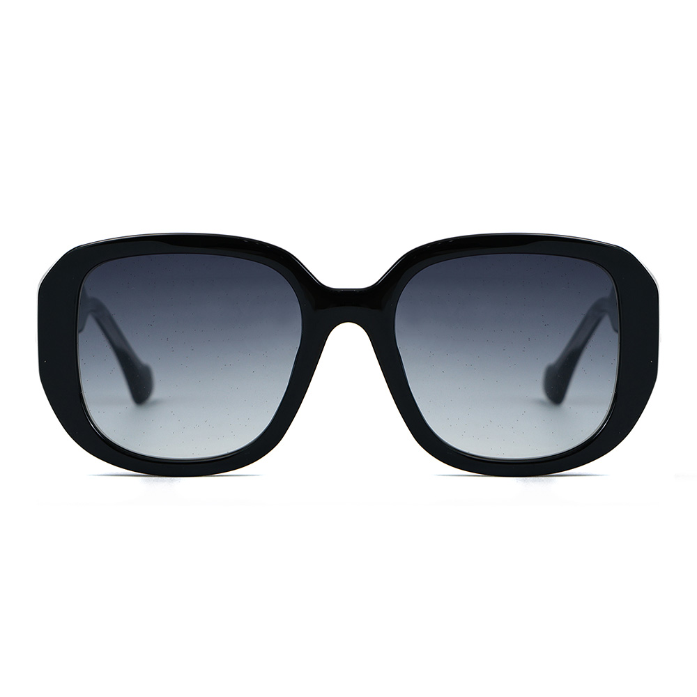 Gafas de sol de montura completa rectangulares extragrandes y vanguardistas de moda