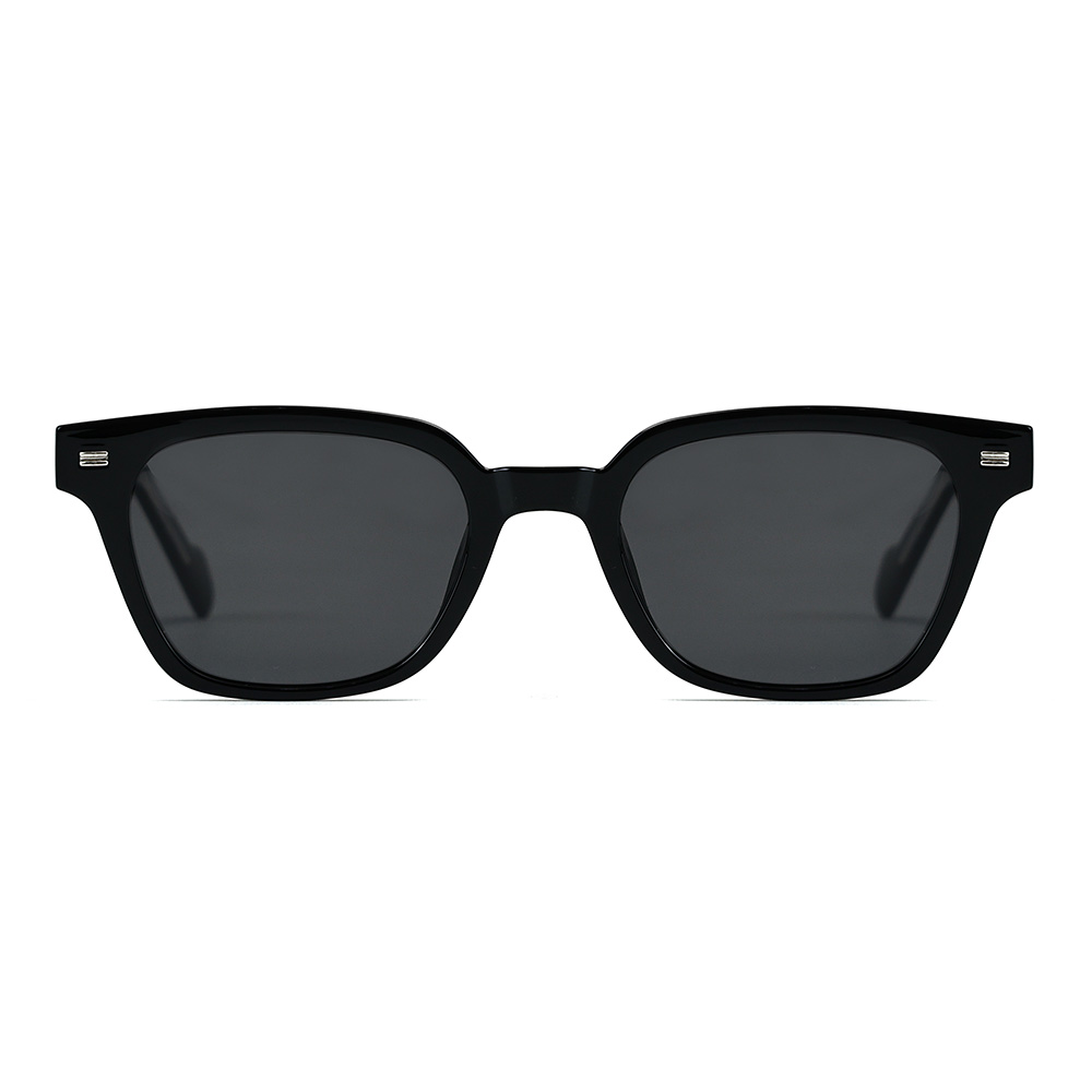 Gafas de sol polarizadas UV400 con montura cuadrada minimalista de moda