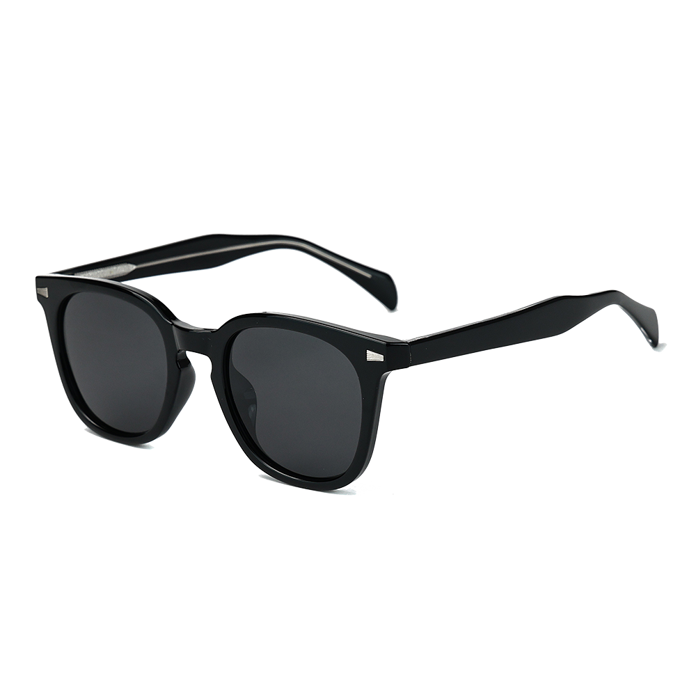 Gafas de sol de acetato con montura TR unisex cuadradas de moda