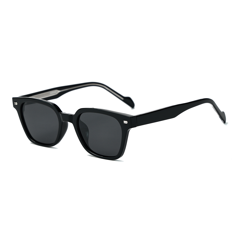 Gafas de sol polarizadas UV400 con montura cuadrada minimalista de moda