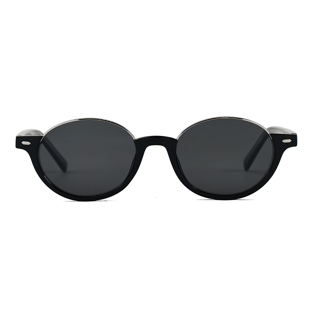 Gafas de sol unisex con protección anti-UV retro de media montura