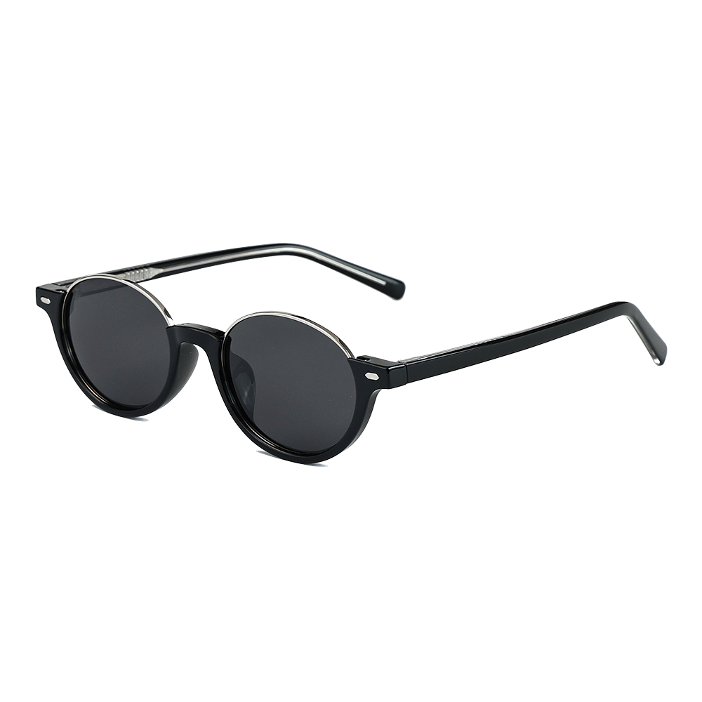 Gafas de sol unisex con protección anti-UV retro de media montura