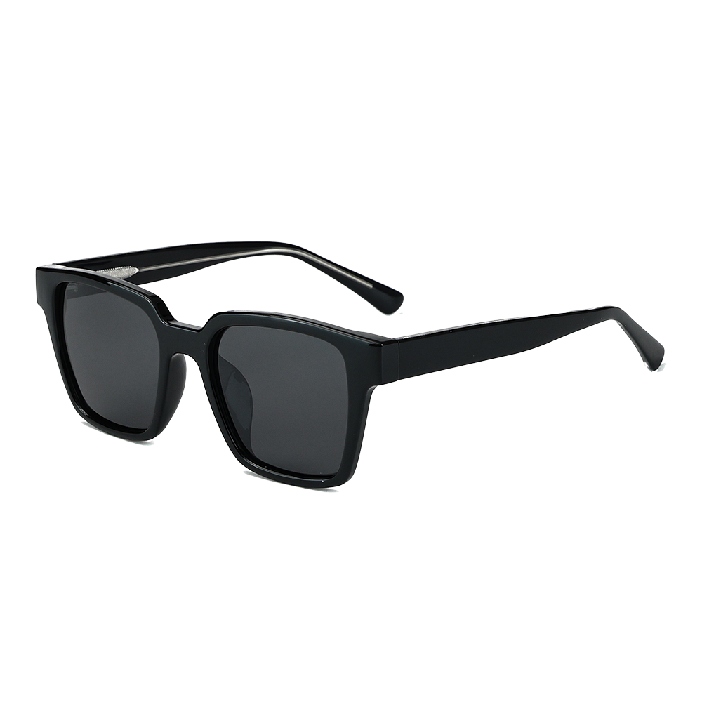 Gafas de sol polarizadas UV con montura cuadrada de moda para hombres
