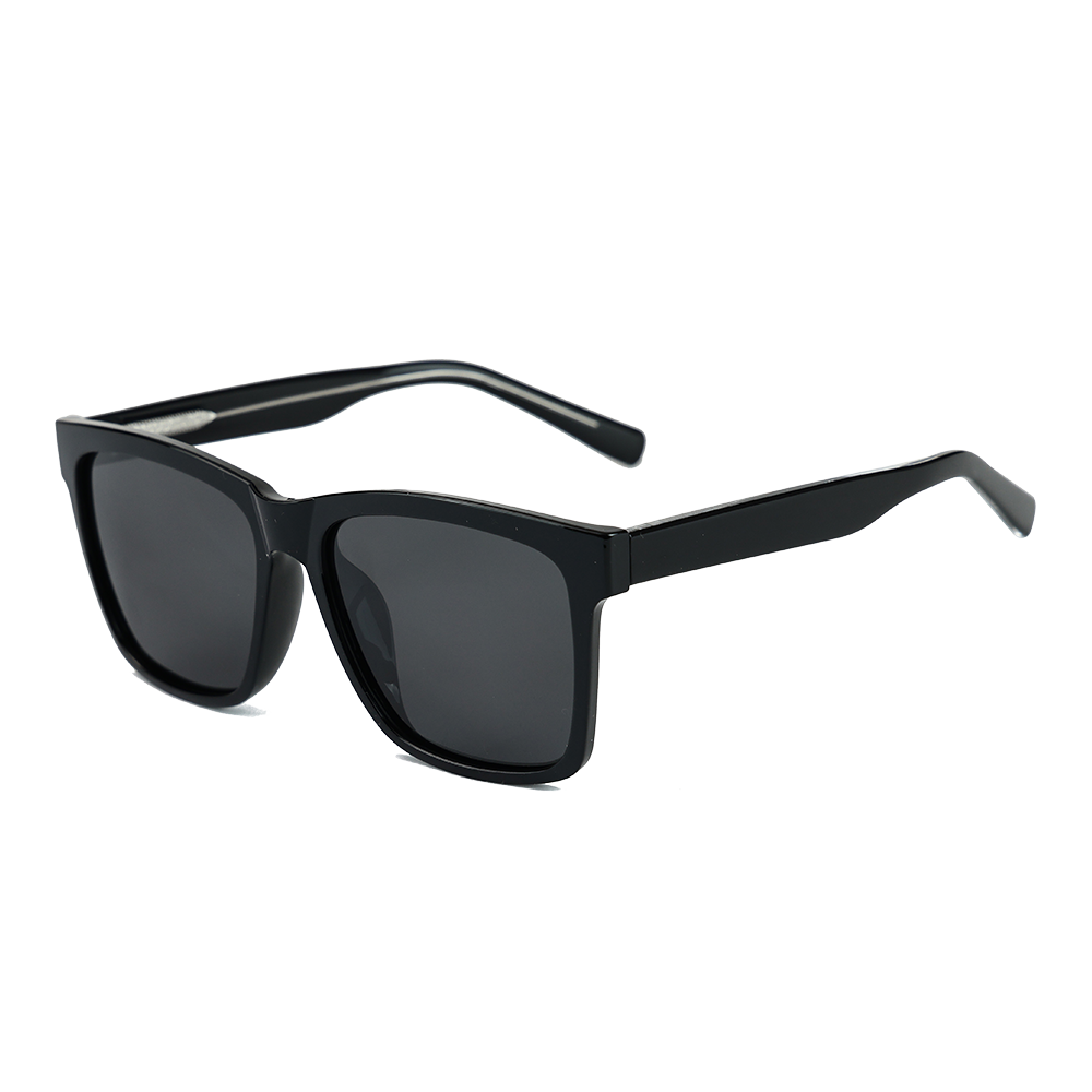 Gafas de sol extragrandes polarizadas con montura cuadrada TR para hombre