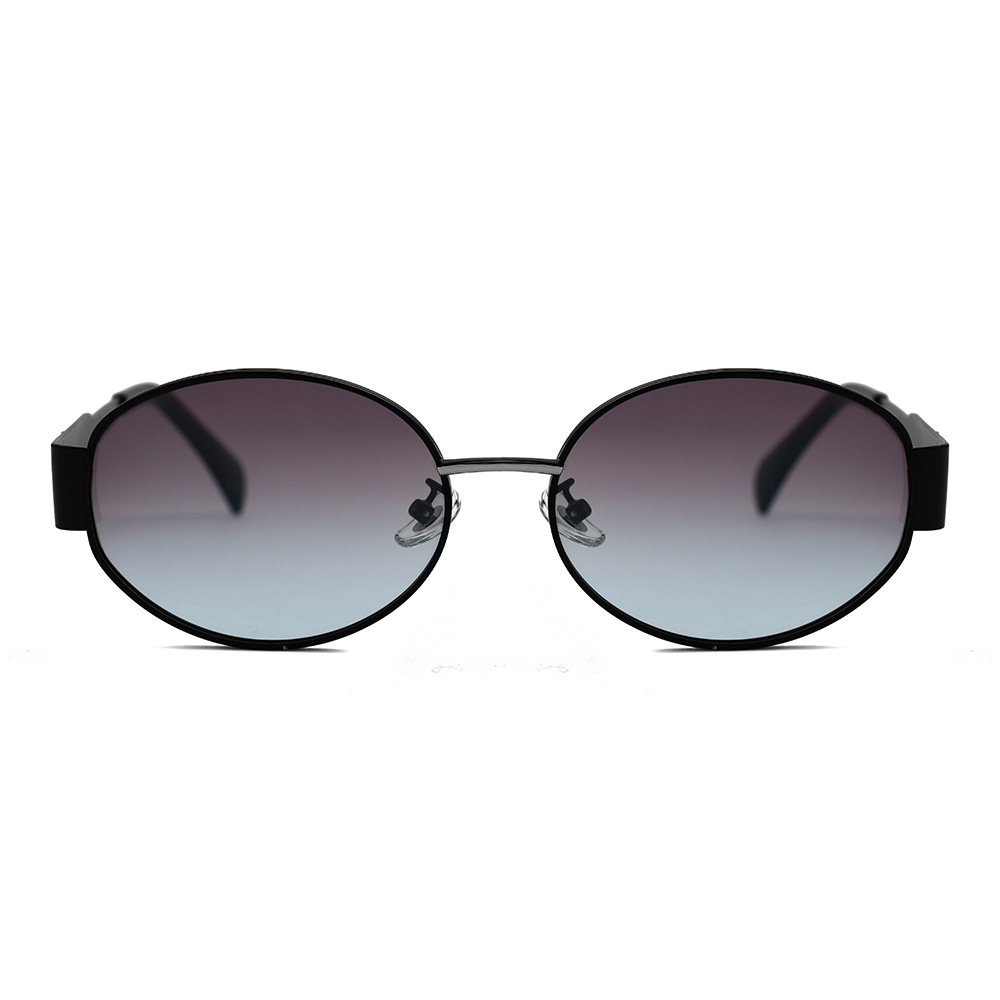 Gafas de sol polarizadas con montura pequeña y montura fina de metal