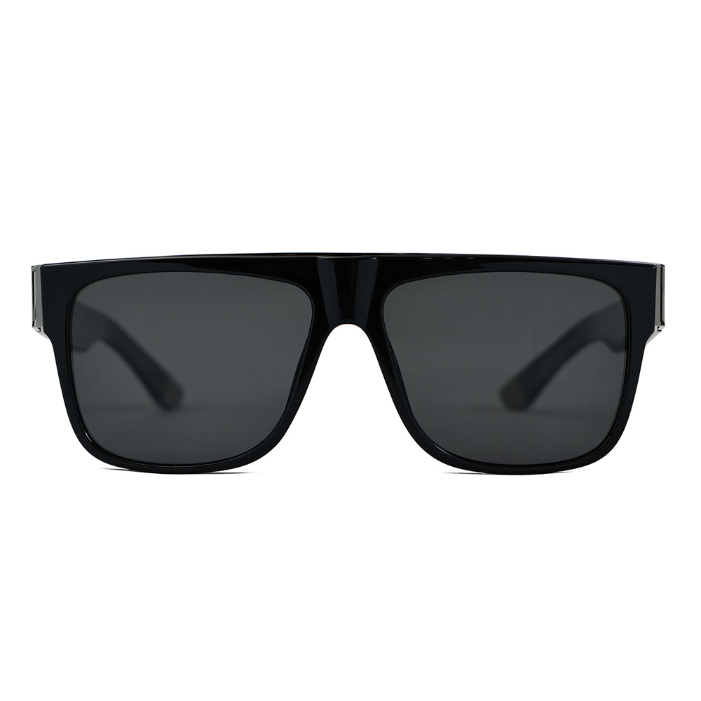 Gafas de sol polarizadas con montura cuadrada de metal ligero