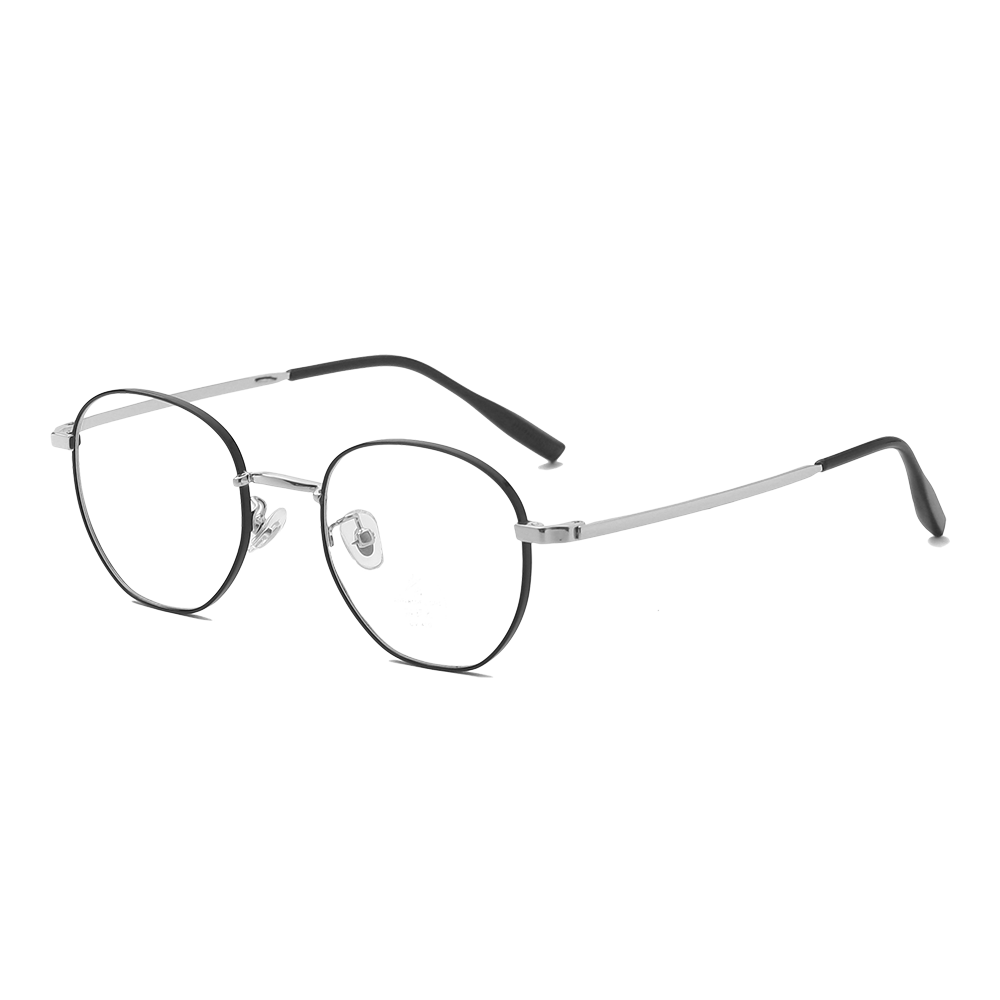 Gafas de luz azul con montura metálica cuadrada